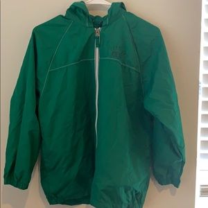 🌞 Gap kids rain coat/wind breaker sz large green